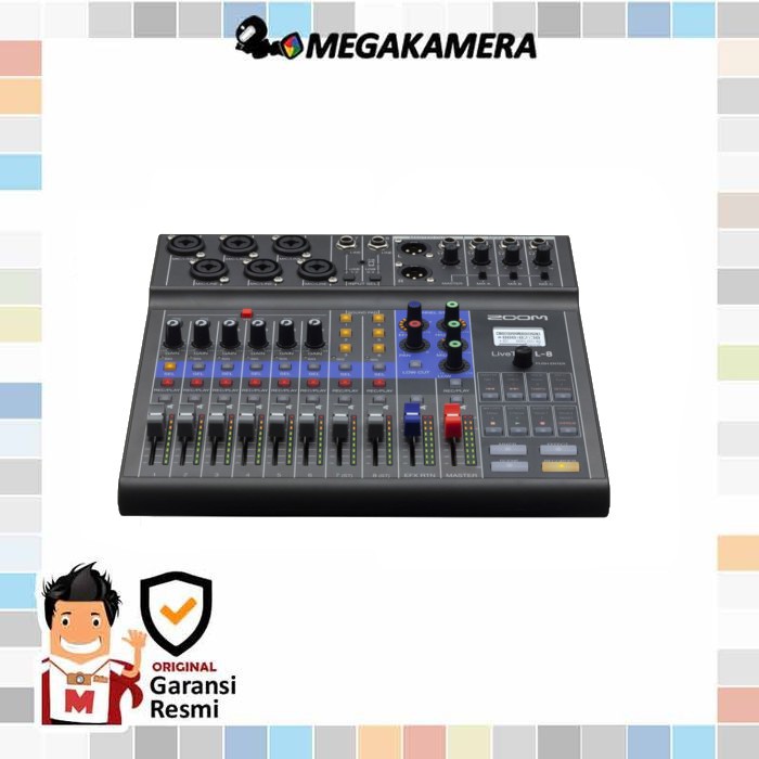 Zoom LiveTrak L-8 Portable 8-Channel Digital Mixer and Multitrack L8