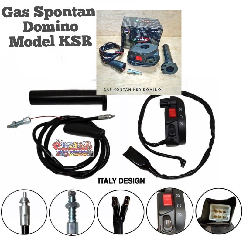 Gas Spontan KSR Holder Kanan Ninja RR Gas Kontan GL CB Herex Vixion Satria Fu Nmax Aerox PCX