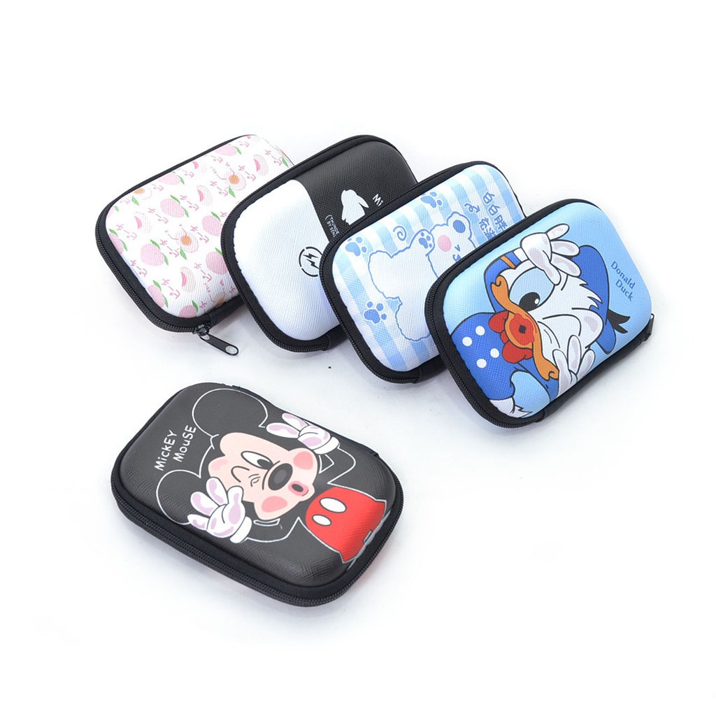 PVC PERSEGI PANJANG - Dompet Headset/ Dompet Koin/ Dompet Charger / Pouch Headset 9152-2