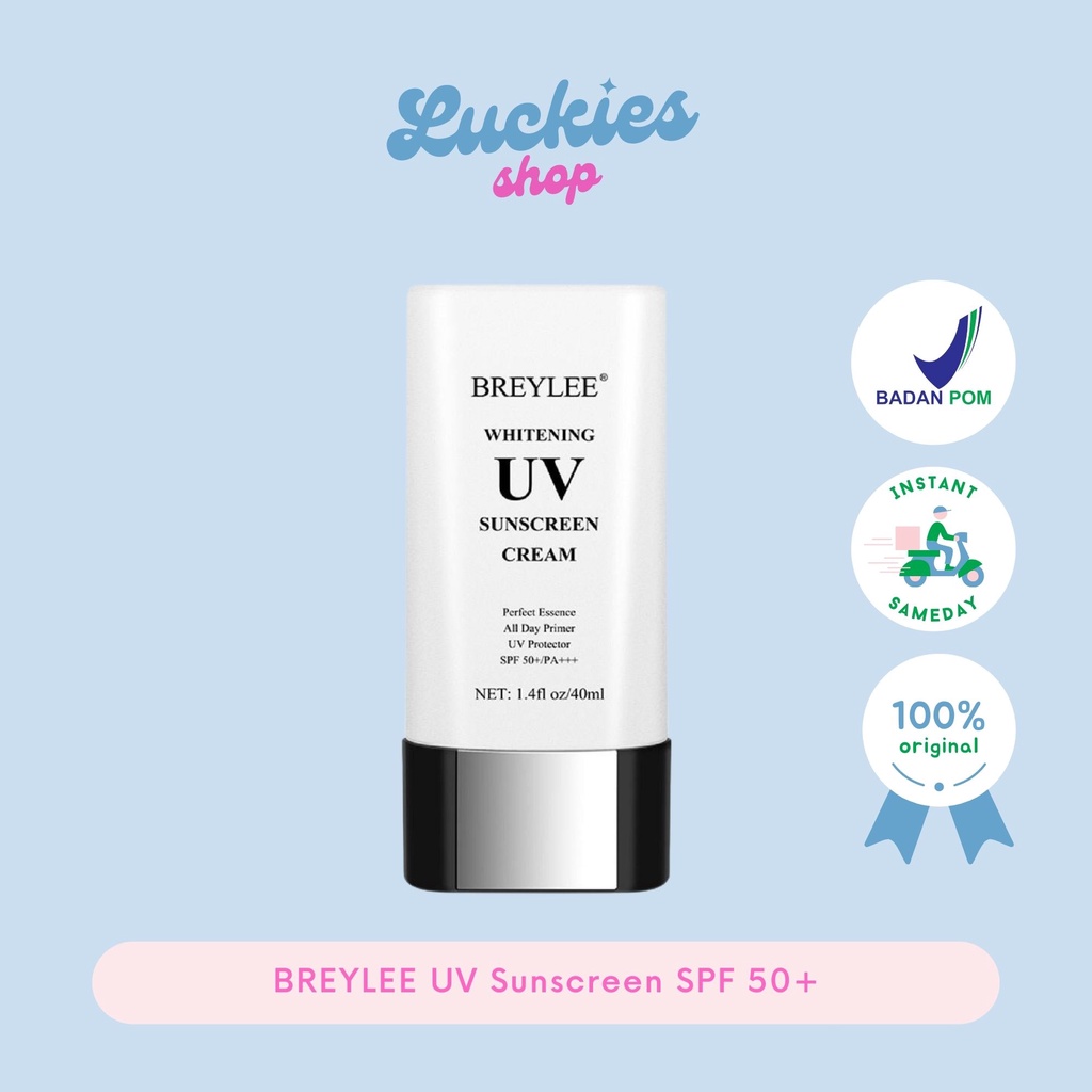 [BPOM] BREYLEE UV Sunscreen SPF 50+ - Krim Pelindung Wajah 40ml Sunscreen Wajah Tabir Surya Wajah