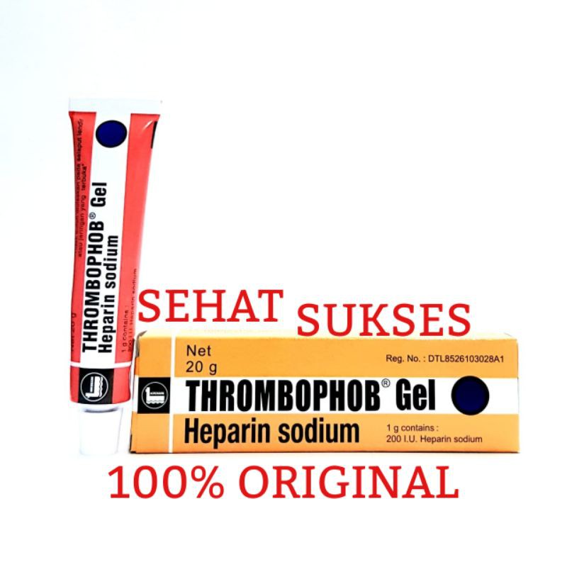 THROMBOPHOB GEL 20 GRAM - OBAT SALEP LUKA MEMAR