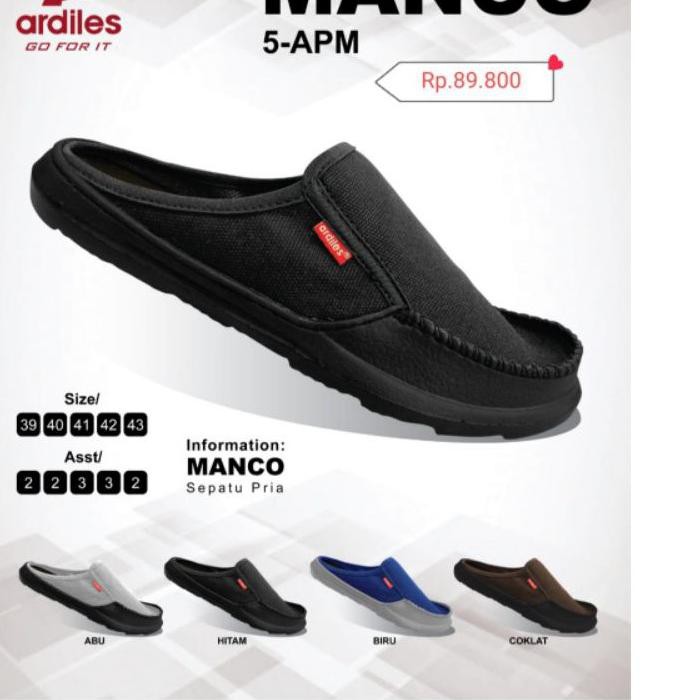 Model Baru Selop Pria Ardiles Manco / Selop Kanvas Pria VWI