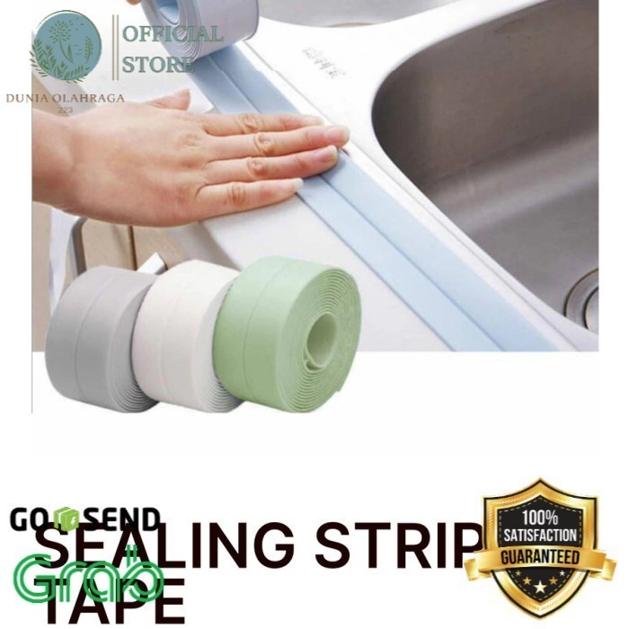 

Sale!!! Tj Bath Wall Sealing Strip Waterproof Self Adhesive Kitchen Caulk Tape Diskon