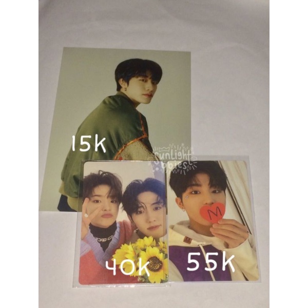 Photocard + Postcard Treasure The Second Step Jeongwoo Yedam Mashiho Jihoon
