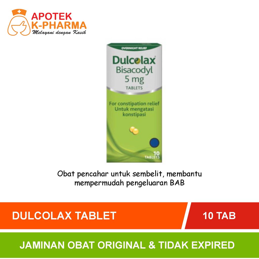 Dulcolax 5 mg  Isi 10 Tablet Original Sanofi