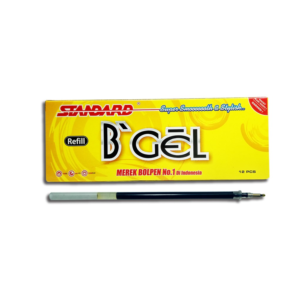 

Standard Pen - Refill Bgel 0.5 Isi 12 Pcs ( Isi Pulpen, Pena, Ballpoint )
