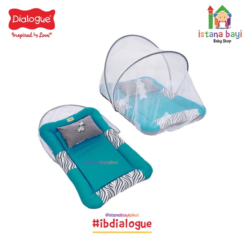 Dialogue Baby Kasur Bayi 3 in 1 Playmate &amp; kelambu Zeon Series DGK9117