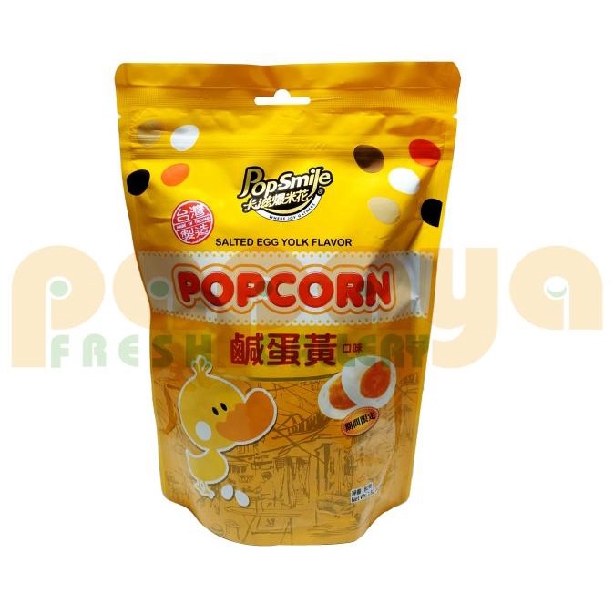 

=====] POP SMILE POPCORN SALTED EGGYOLK FLAV 80GR PCS