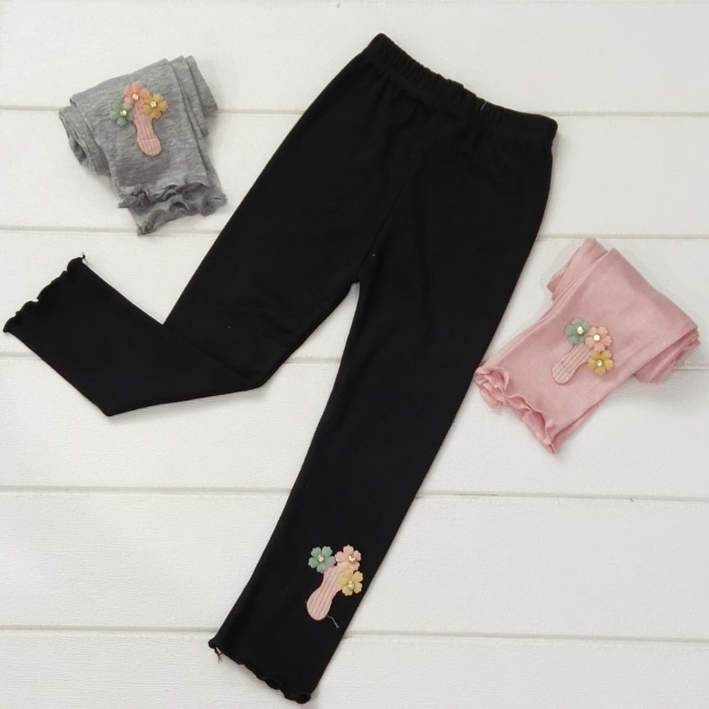 Legging Anak Perempuan Import // 3-8 Tahun