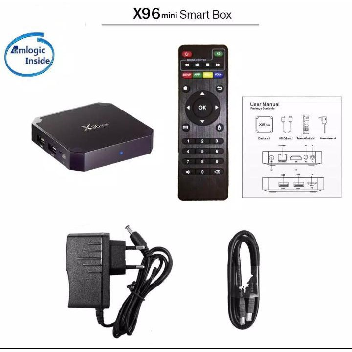 X96 Mini TV BOX Quad Core Android 7.1 Box WiFi HDMI RAM 2GB