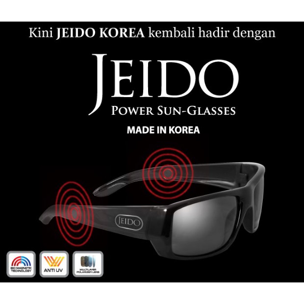 (Gratis Ongkir) Jeido Power Sunglasses – Kacamata Terapi Bio Magnetik