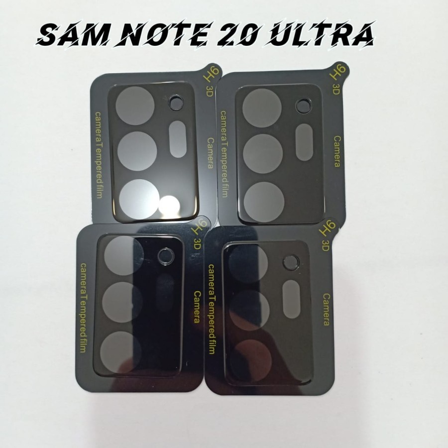 TEMPERED GLASS ANTI GORES KAMERA FULL BLACK SAMSUNG GALAXY NOTE 20 ULTRA - FA