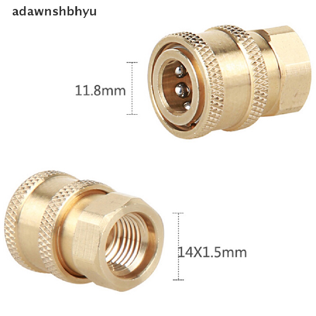 Adawnshbhyu 1pc1per4 &quot;Female NPT Kuningan Quick Connect Coupler Tool Untuk Mesin Cuci Tekanan