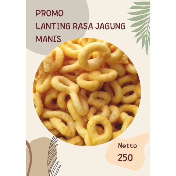 

Snack kiloan lanting rasa jagung manis