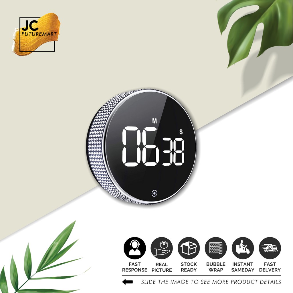 KITCHEN TIMER DAPUR - MASAK | HEYO ROTATION DIGITAL COUNTDOWN