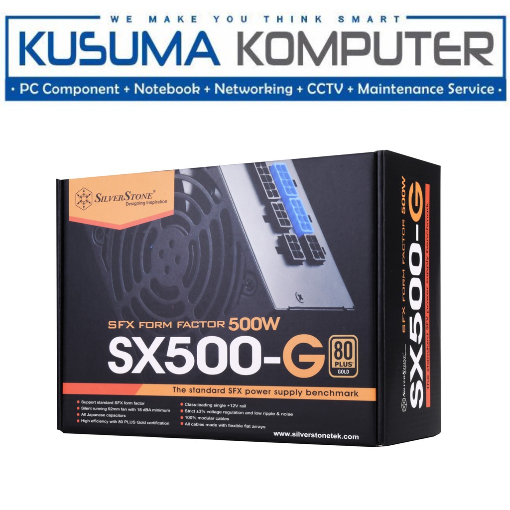 Silverstone SX500-G SFX PSU 500 500W 80+ Gold Full Modular
