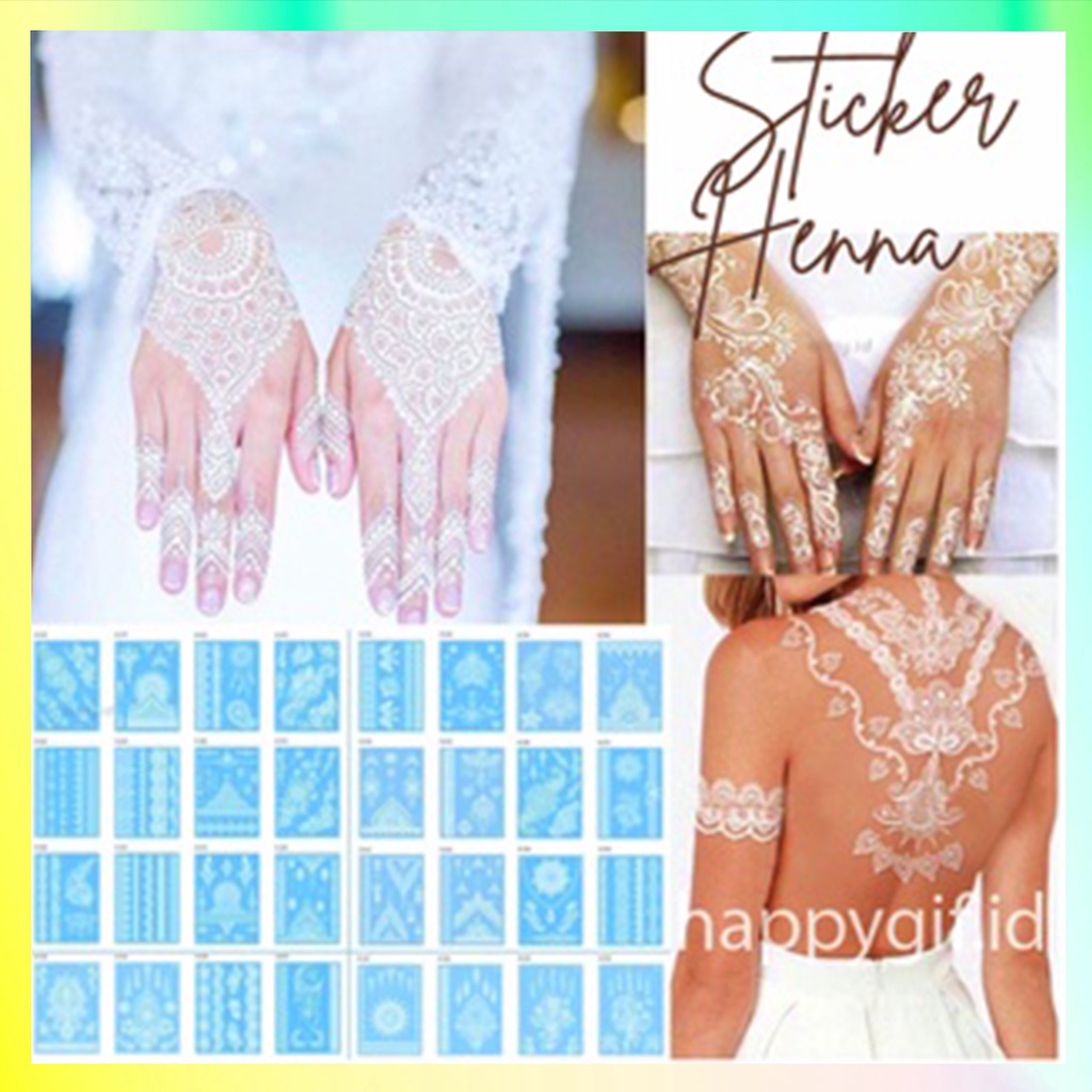 Tatto Henna Temporer Tattoo Pengantin Henna waterproof and durable KU029