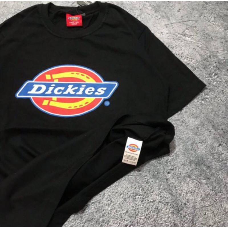 KAOS T-SHIRT DICKIES LOGO BORDIR PREMIUM HIGHT QUALITY FULLTAG &amp; LEBEL