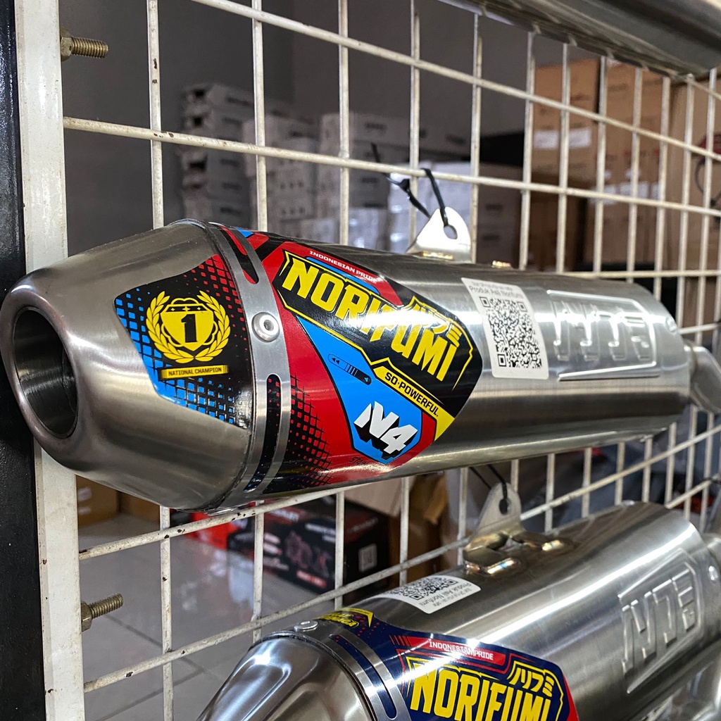 Knalpot Norifumi N4 Stainless CRF 150L KLX 150 100% ORIGINAL