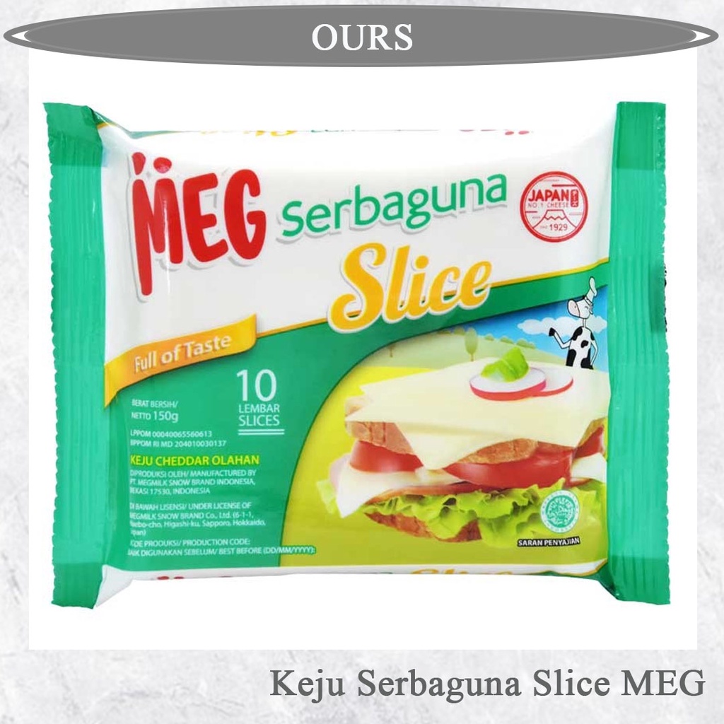 

MEG Keju Serbaguna Slice 10s Asli dari Jepang