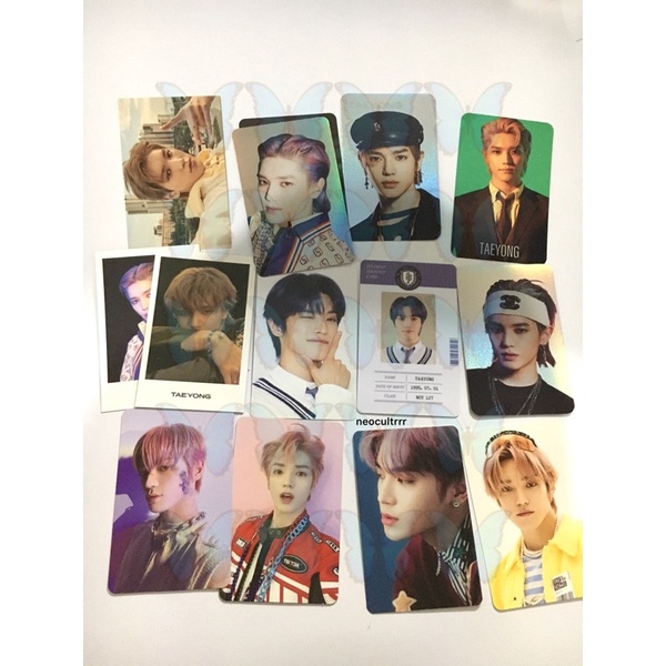 TAEYONG OFFICIAL PHOTOCARD pc 1st player 2nd player loveholic resonance