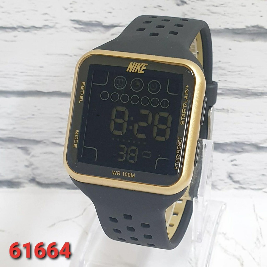 JAM TANGAN DIGITAL WANITA / CEWEK NIKE RUBBER