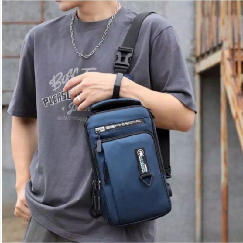 tas sling bag. tas punggung . original Haoshuai