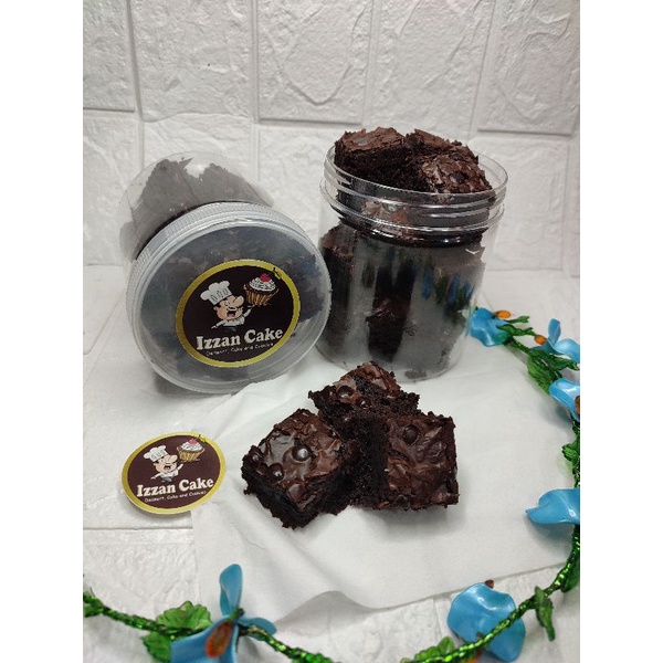 

Brownies in jar / Fudge bronis / Bronis panggang