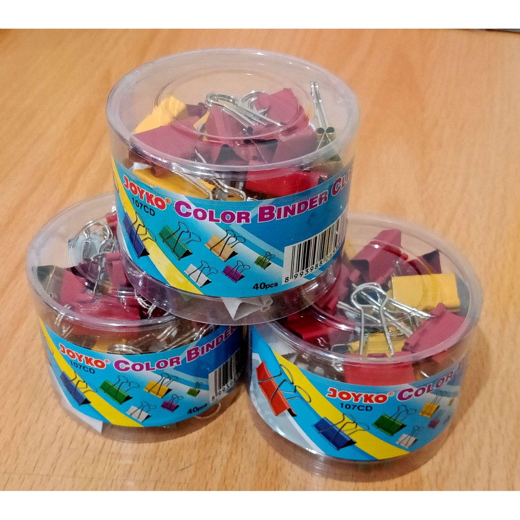 

Joyko Binder Clip Warna No. 107