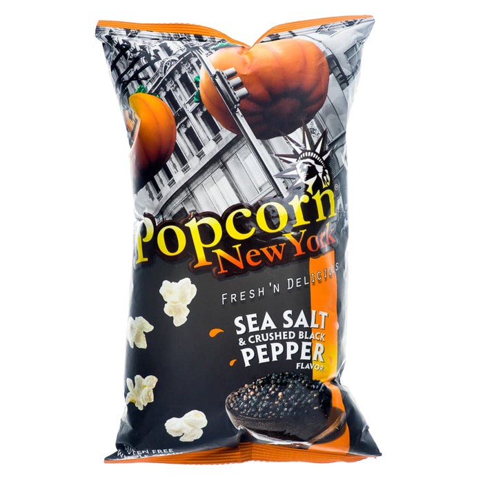 

Popcorn New York Sea Salt & Crushed Blackpepper Flavor/ Snack Camilan
