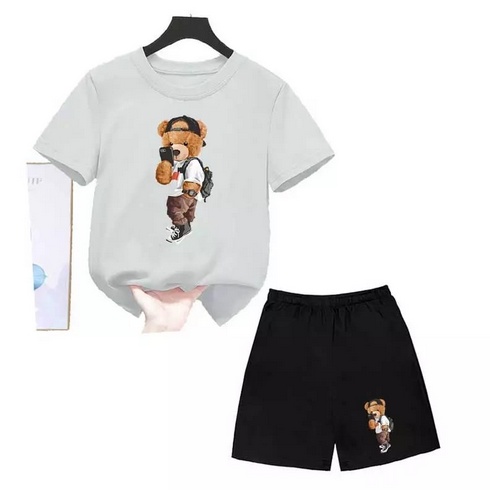 Jeco fashion set anak printing carbe bear miror selfie unisex