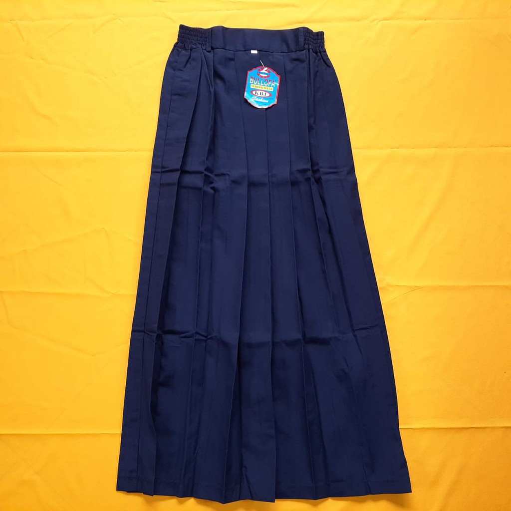 Rok Maxi Rempel Biru SMP Merek Bullova