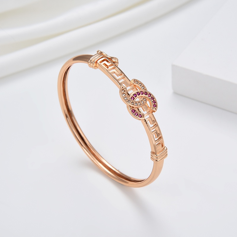 gelang titanium wanita anti karat emas muda couple pasangan sahabat inisial bestie silver asli rantai selamanya korea murah rantai 49b