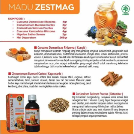 MADU ZESTMAG Atasi Sakit Maag Gerd Asam Lambung Mual Kembung