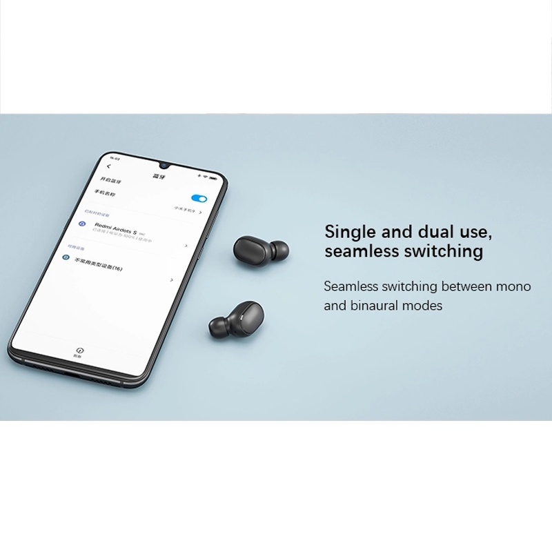 Xiaomi Headset Bluetooth Redmi AirDots S Earphone TWS Bluetooth 5.0 Wireless Gaming-3