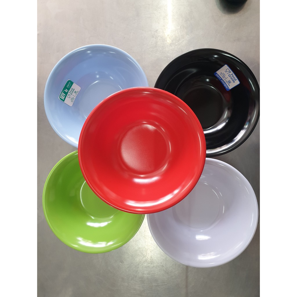 Mangkok Melamin Polos 2407 Seiv by Onyx/Mangkok Makan Melamin 2407 Onyx