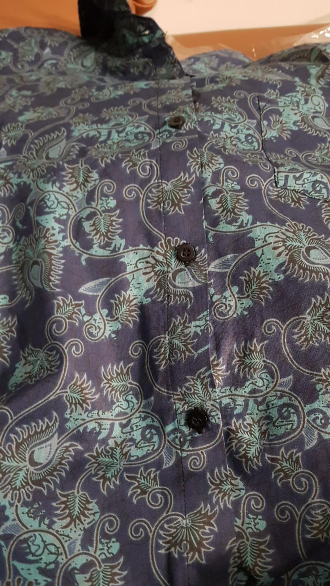 Monellina 501128 Kemeja Batik Oversize Wanita Lengan Panjang - Md