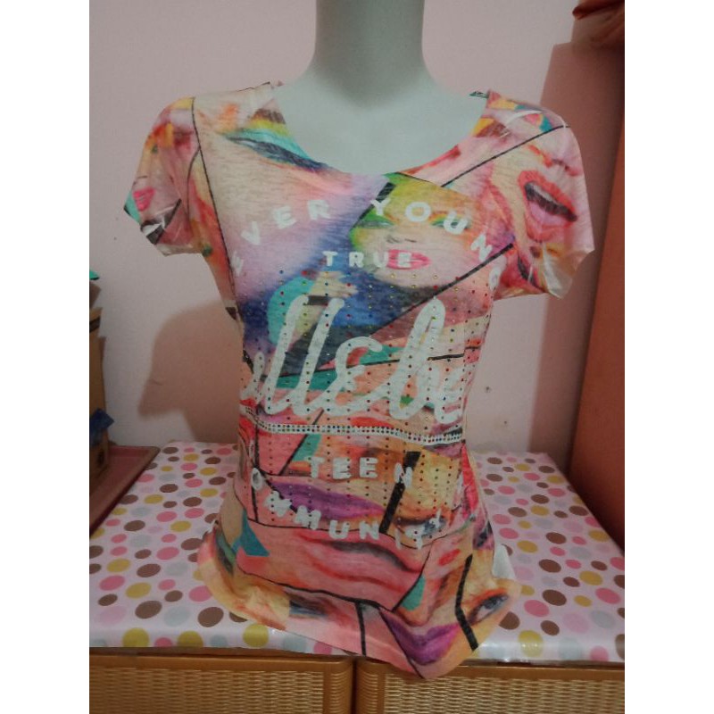 Kaos pink ( Preloved )