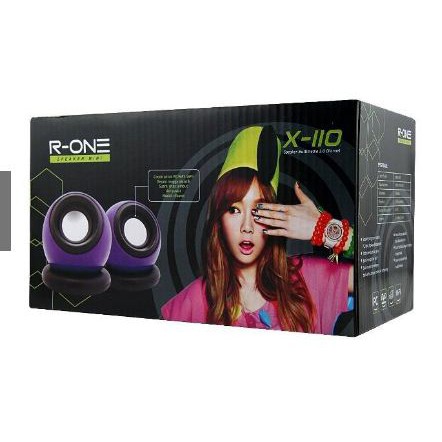 SPEAKER AKTIF R-ONE X-110 USB, SPEAKER MINI USB R-ONE X110 PORTABEL