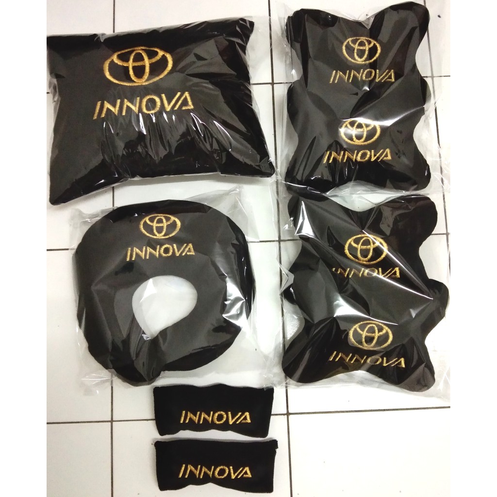 Bantal Aksesoris Mobil Headrest Toyota Kijang Innova variasi interior alas jok sandaran kepala