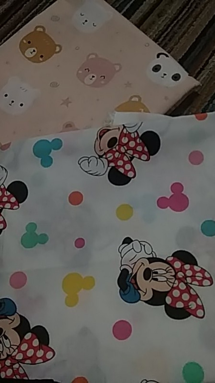 Bear Smile - Kain Sprei Katun Lokal Meteran