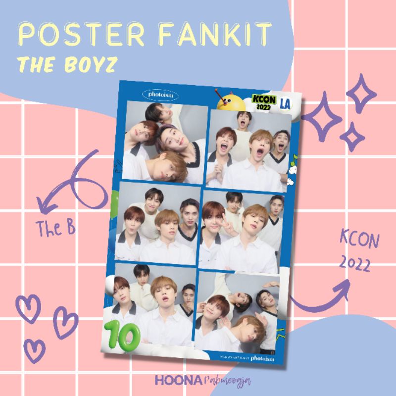 [READY] Poster Fankit THE BOYZ KCON LA 2022 MNET