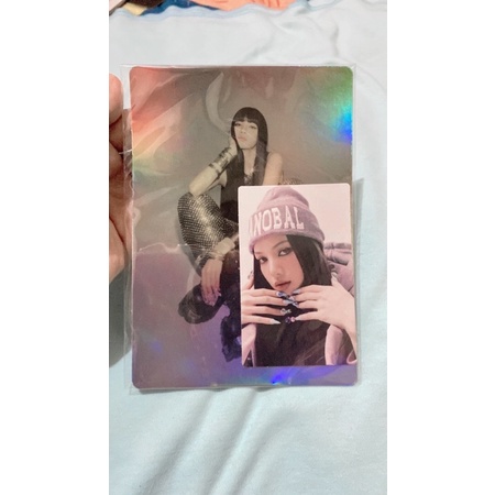 Official Lalisa weverse POB photo stand + photocard