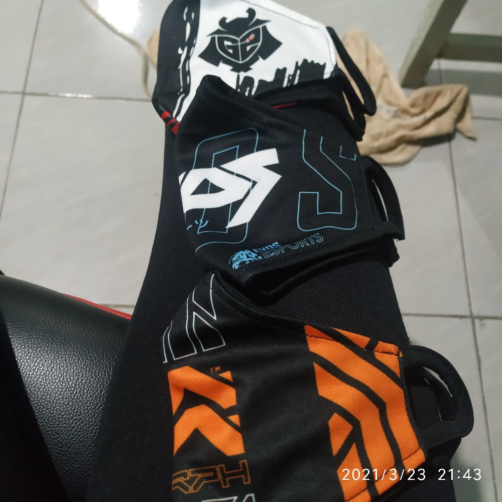 Gaming Masker Fullprint Ultimate Pack (paket Isi 3 Masker Ultimate)