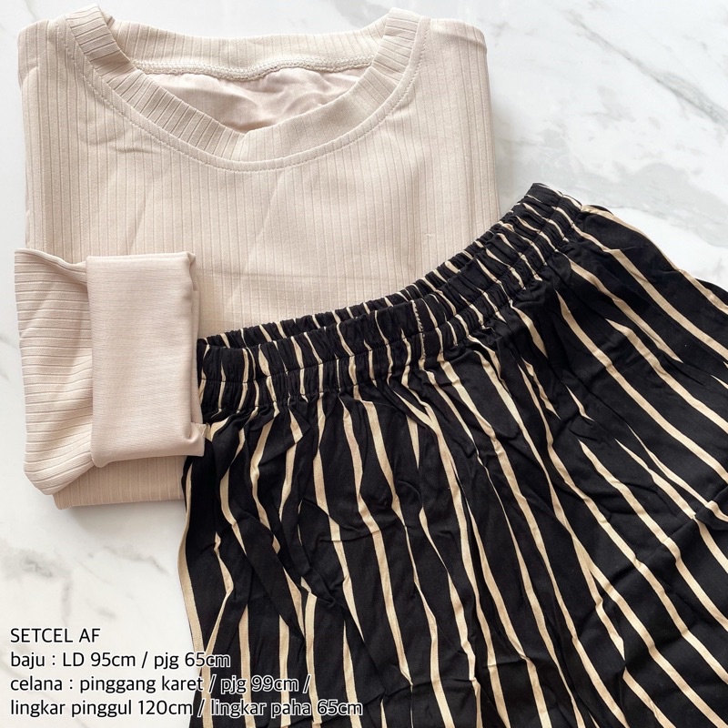 set baju celana KALLYOUTFIT-SETCEL AF