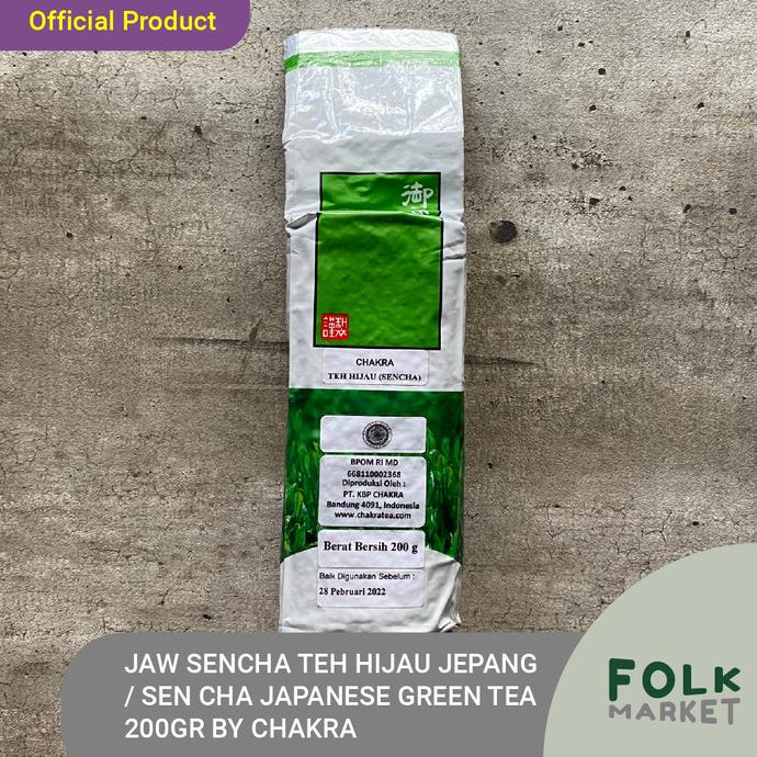 

[COD] JAW CHAKRA Sencha Teh Hijau Jepang / Sen Cha Japanese Green Tea 200 gr [COD]