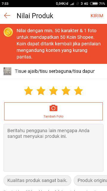 Tisue Ajaib/tisu Serbaguna/tisu Dapur