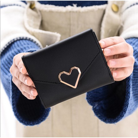 IMS Dompet Wanita Kecil LOVE DWK-2007 Dompet Wanita Kekinian Dompet Wanita L05 Fashion Murah Import-2007 HITAM