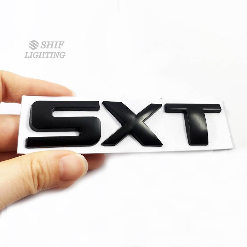 1pc Stiker Emblem / Badge Tulisan Sxt Bahan Metal Untuk Mobil Dodge