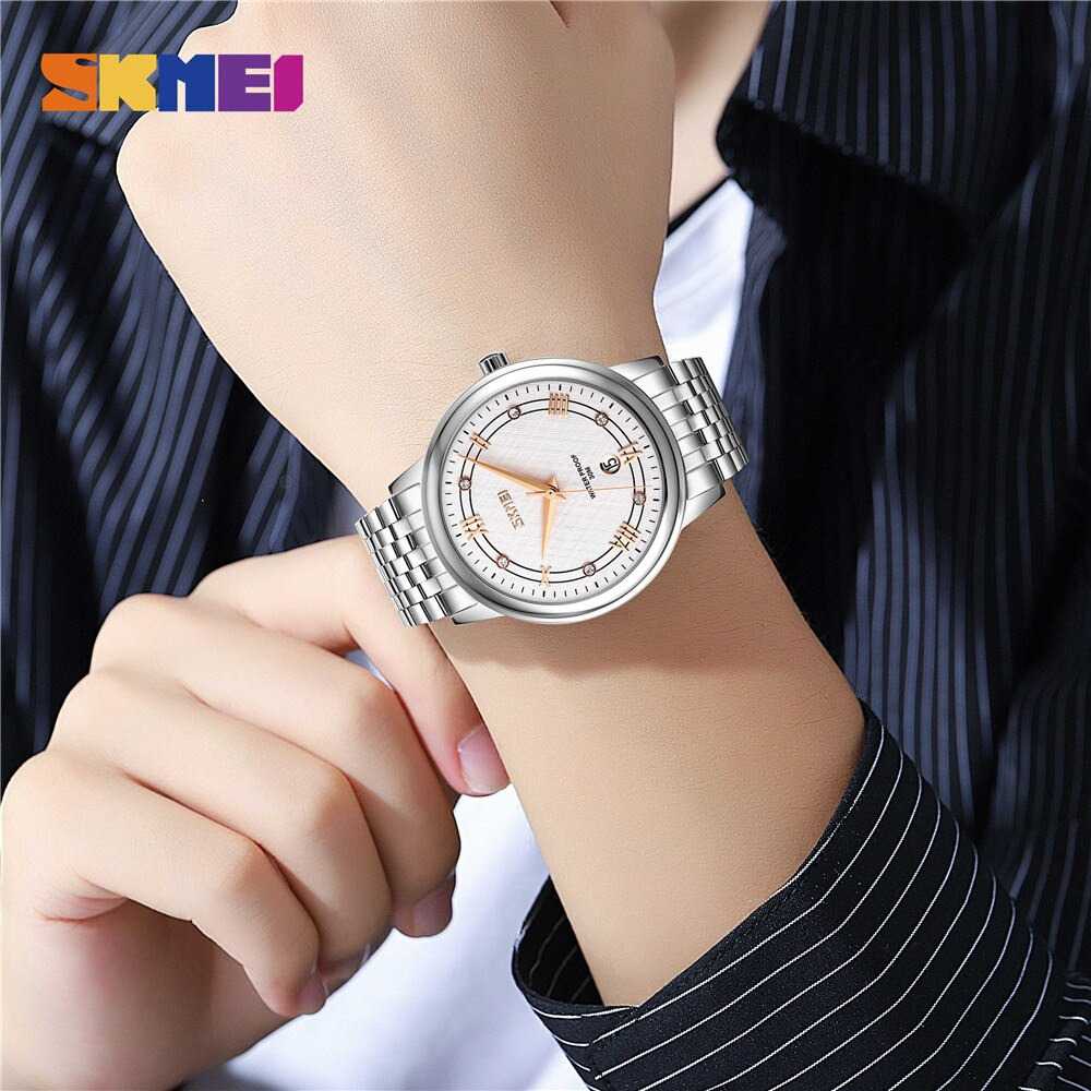 ARS - SKMEI Jam Tangan Analog Wanita Strap Stainless Steel - 9272